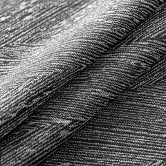 Amber Black Herringbone Jacquard Blackout Custom Curtain