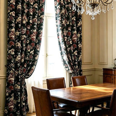 Black Vintage Floral