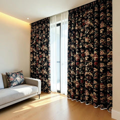 Black Vintage Floral