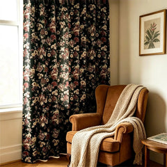Black Vintage Floral