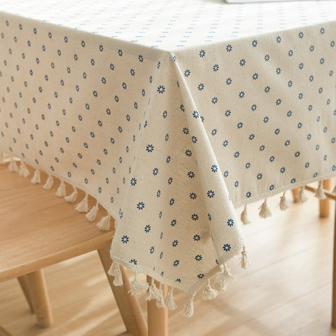 Ansley Daisy Flower Tablecloth