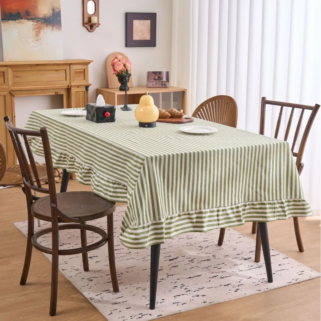 Sage Green Pinstripe
