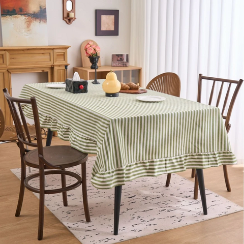 Sage Green Pinstripe