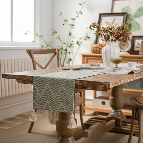 Avah Geometric Table Runner