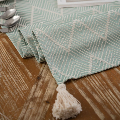 Avah Geometric Table Runner