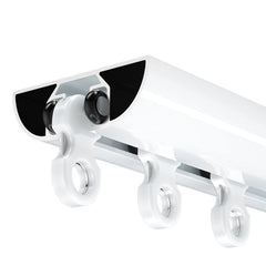 Sistema de Calha para Cortinas Sem Costura Barb Ultra-Fino em Forma de V