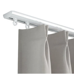 Sistema de Calha para Cortinas Sem Costura Barb Ultra-Fino em Forma de V