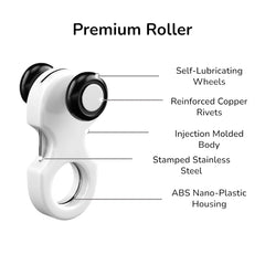 Sistema de Calha para Cortinas Sem Costura Barb Ultra-Fino em Forma de V