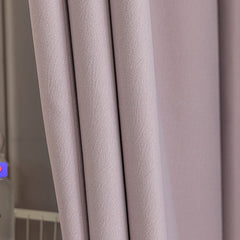 Briana Purple Velvet Jacquard Blackout Soundproof Custom Curtain