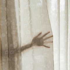 Carol Elegant Botanical Jacquard Linen Custom Sheer Curtain
