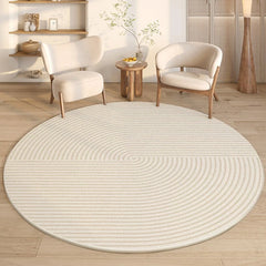 Cream Concentric Ripple