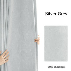 Clara Chenille Wheat Ear Jacquard Custom Room Darkening Curtain
