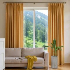 Custom Gold Curtains