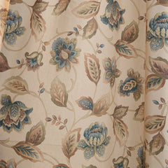 Cynthia French Country Floral Custom Room Darkening Curtain