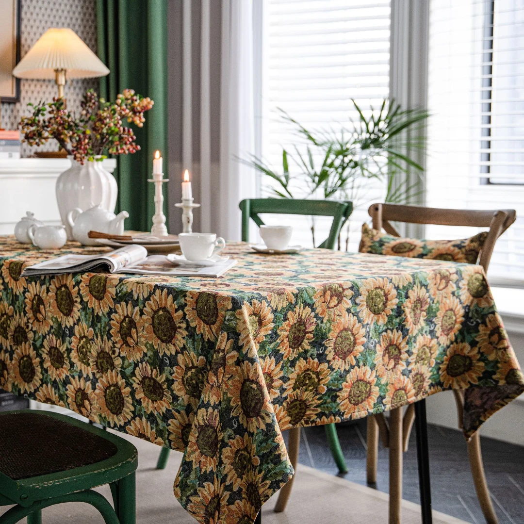 Sunflower Woven Print