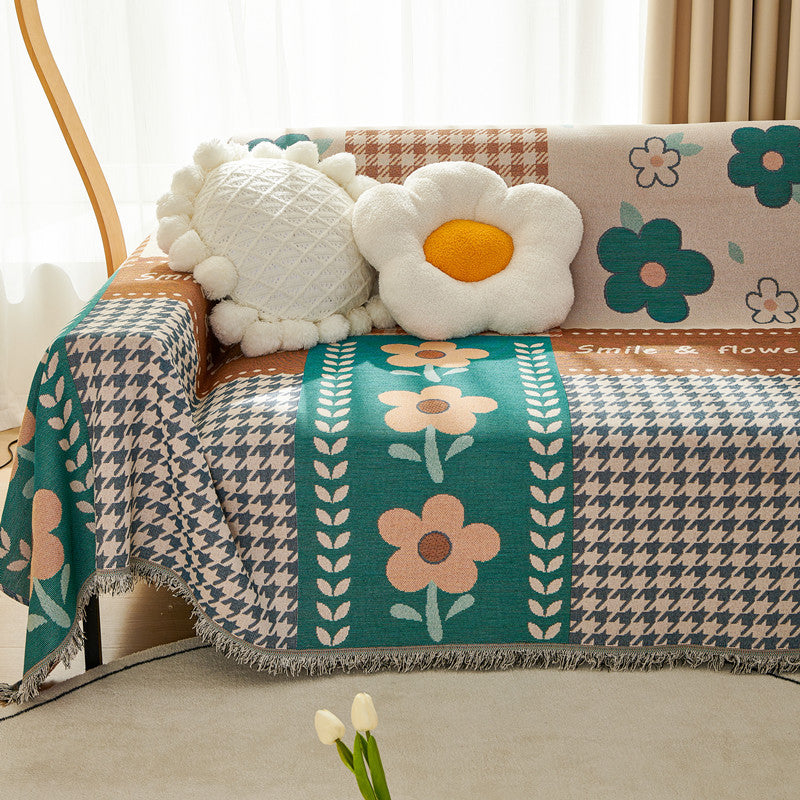 Housse de canapé florale