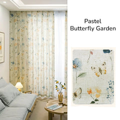 Pastel Butterfly Garden
