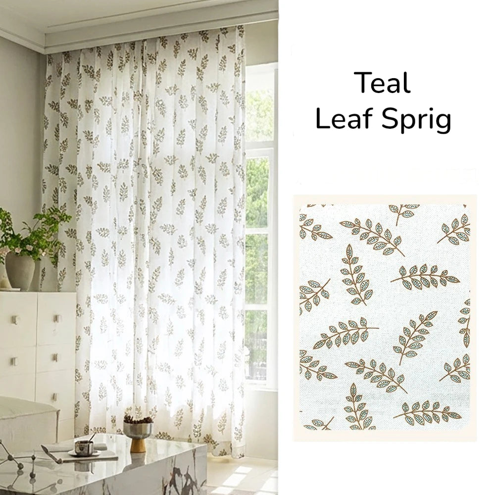 Teal Leaf Sprig