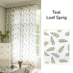 Teal Leaf Sprig