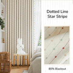 Dotted Line Star Stripe
