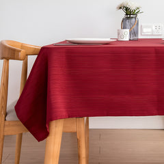 Katarina Rote einfarbige Tischdecke 