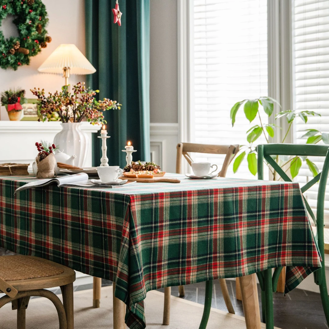 Green Holiday Plaid