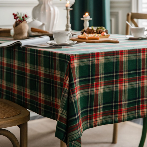 Green Holiday Plaid
