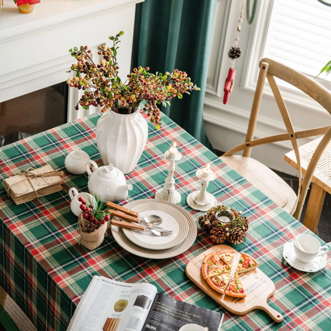 Green Holiday Plaid