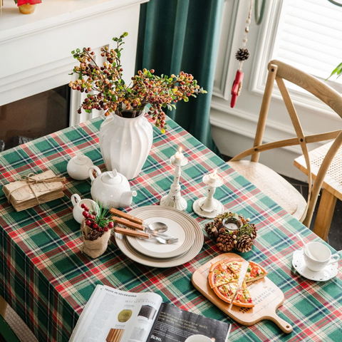 Green Holiday Plaid