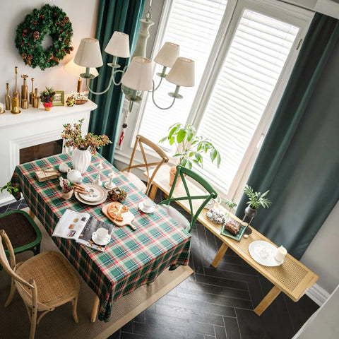 Green Holiday Plaid