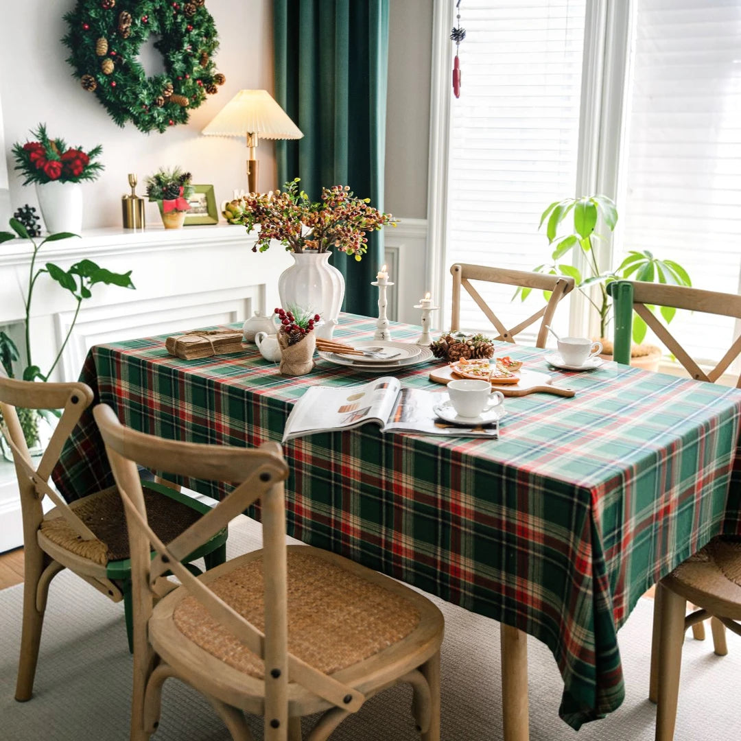 Green Holiday Plaid