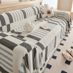Kelsey Plaid Couch Sofa Cover Blanket