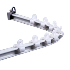 Binario per tende Kerri Slim a profilo basso, dritto e flessibile