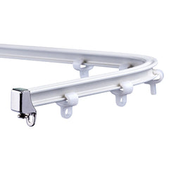 Binario per tende Kerri Slim a profilo basso, dritto e flessibile