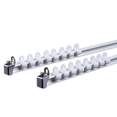 Binario per tende Kerri Slim a profilo basso, dritto e flessibile