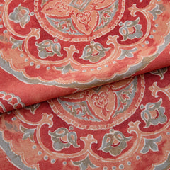 Latoya Terracotta Boho Medallion Custom Room Darkening Curtain