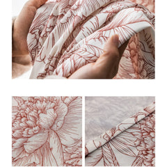 Laurel Vintage Peony Vintage Custom Room Darkening Curtain