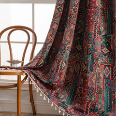 Crimson Boho Tapestry