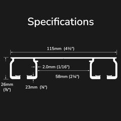 Magda Zwaar Uitgevoerd Dubbel Kanaal Spoorsysteem