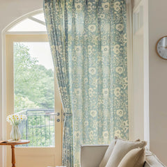 Mara French Garden Floral Custom Window Curtain