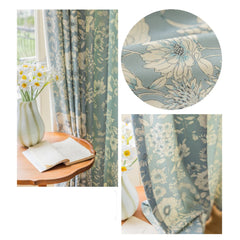 Mara French Garden Floral Custom Window Curtain