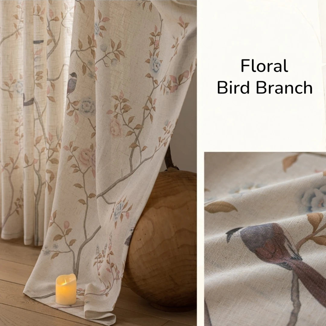 Floral Bird Branch