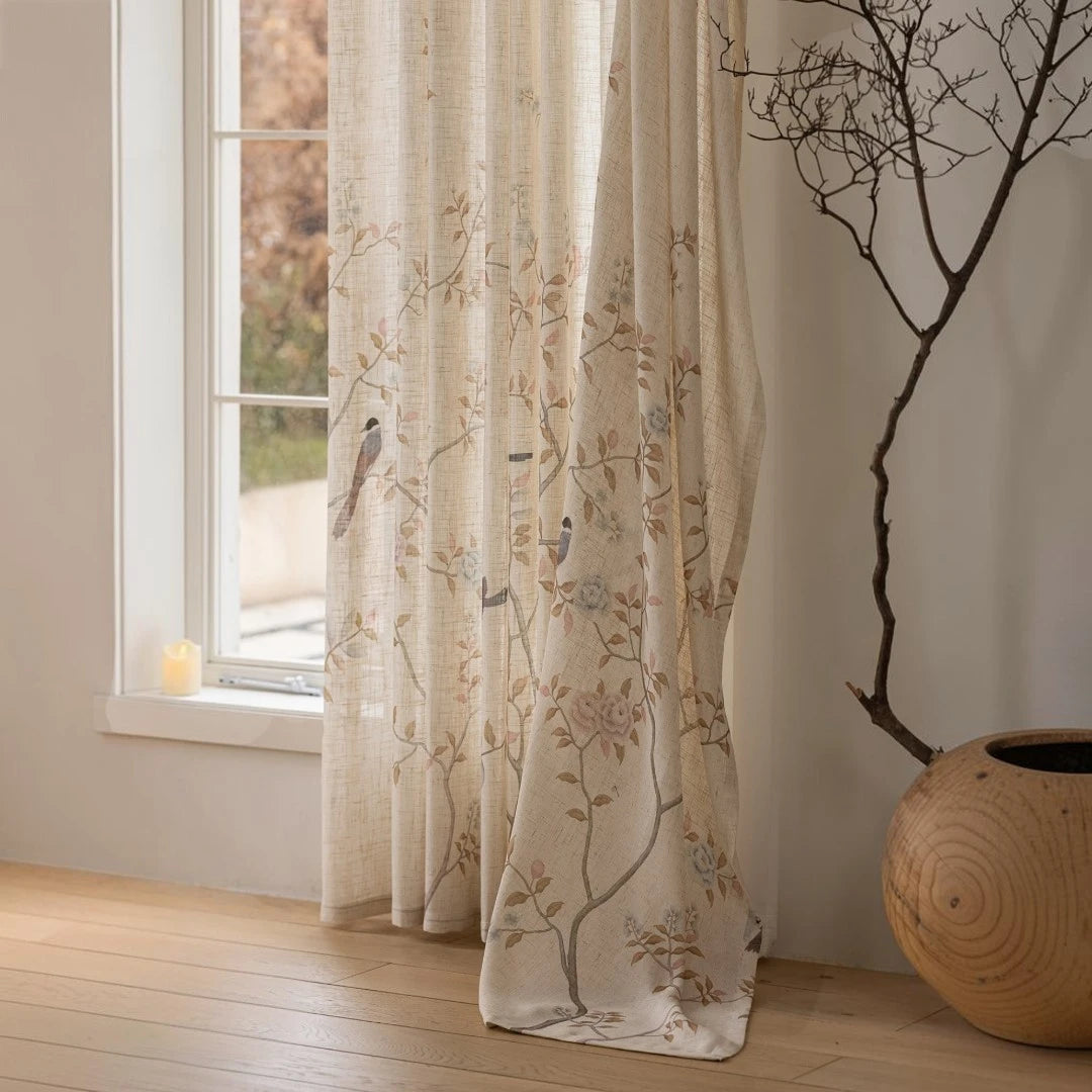 Floral Bird Branch