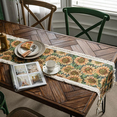 Tischläufer mit Marin-Sonnenblumen-Print 
