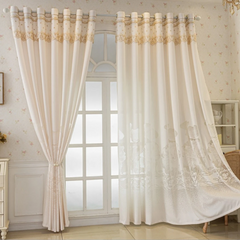 Marlene Vintage Floral Jacquard Custom Sheer Curtain
