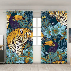 Cortinas Opacas para Quarto com Estampa Personalizada de Foto e Logótipo Melody