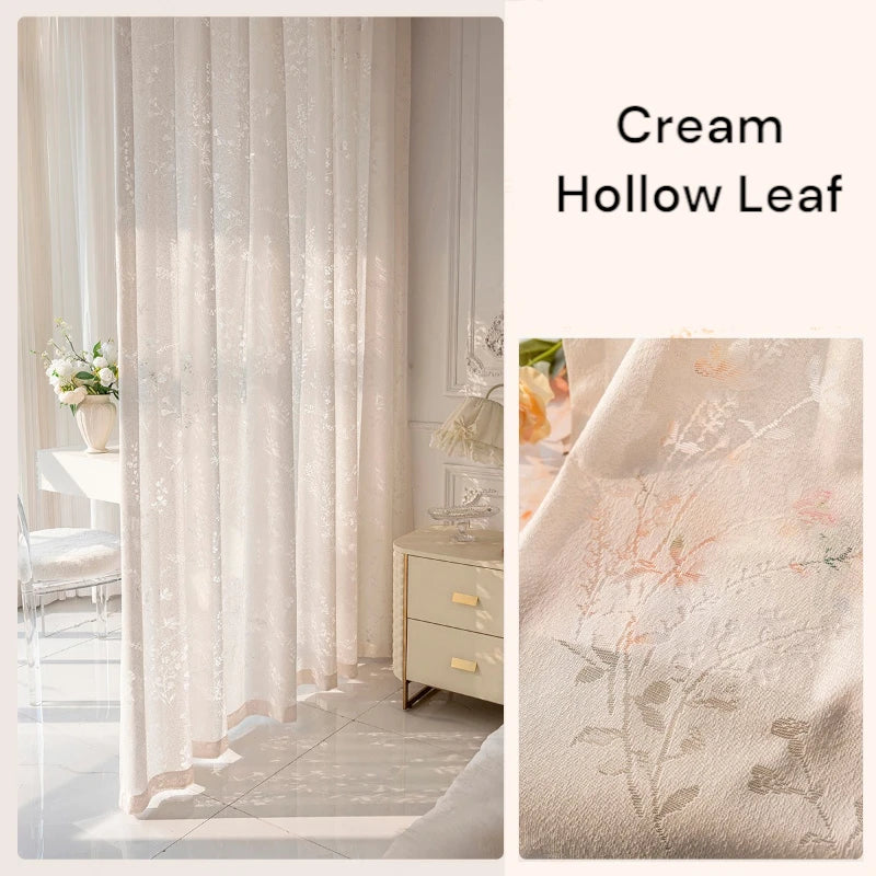 Cream Hollow Leaf