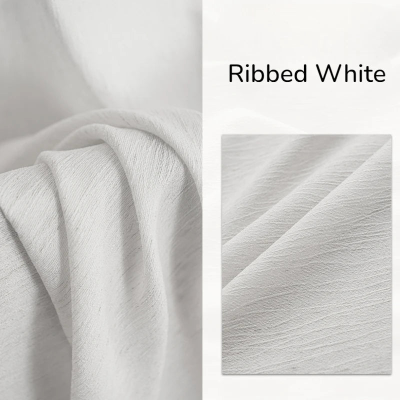 Ribbed White