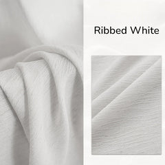 Ribbed White