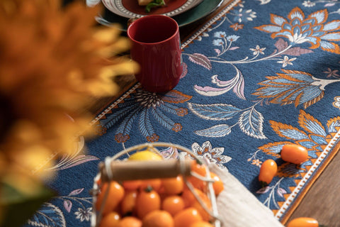 Paityn Flower Print Table Runner